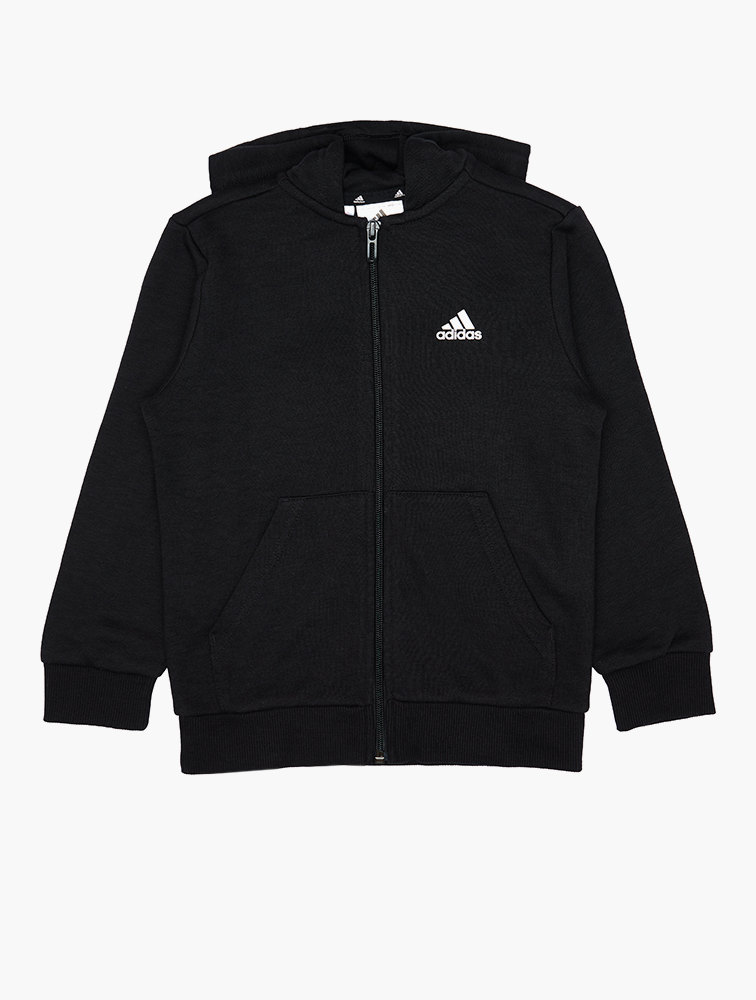 MyRunway | Shop adidas Boys Bl FZ Hoody Black/White for Kids from